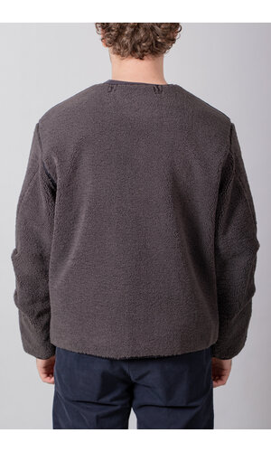 Rough Side Rough Side Liner-Jacket / Sherpa Zip Liner / Charcoal