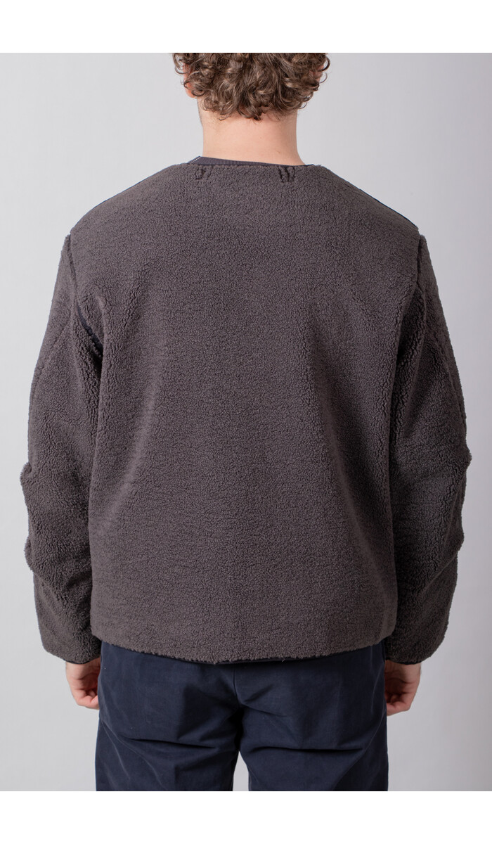 Rough Side Rough Side Liner-Jacket / Sherpa Zip Liner / Charcoal