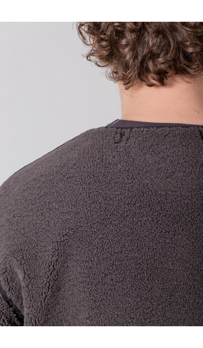 Rough Side Rough Side Liner-Jacket / Sherpa Zip Liner / Charcoal