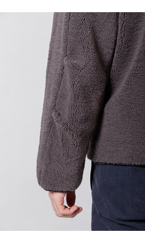 Rough Side Rough Side Liner-Jacket / Sherpa Zip Liner / Charcoal