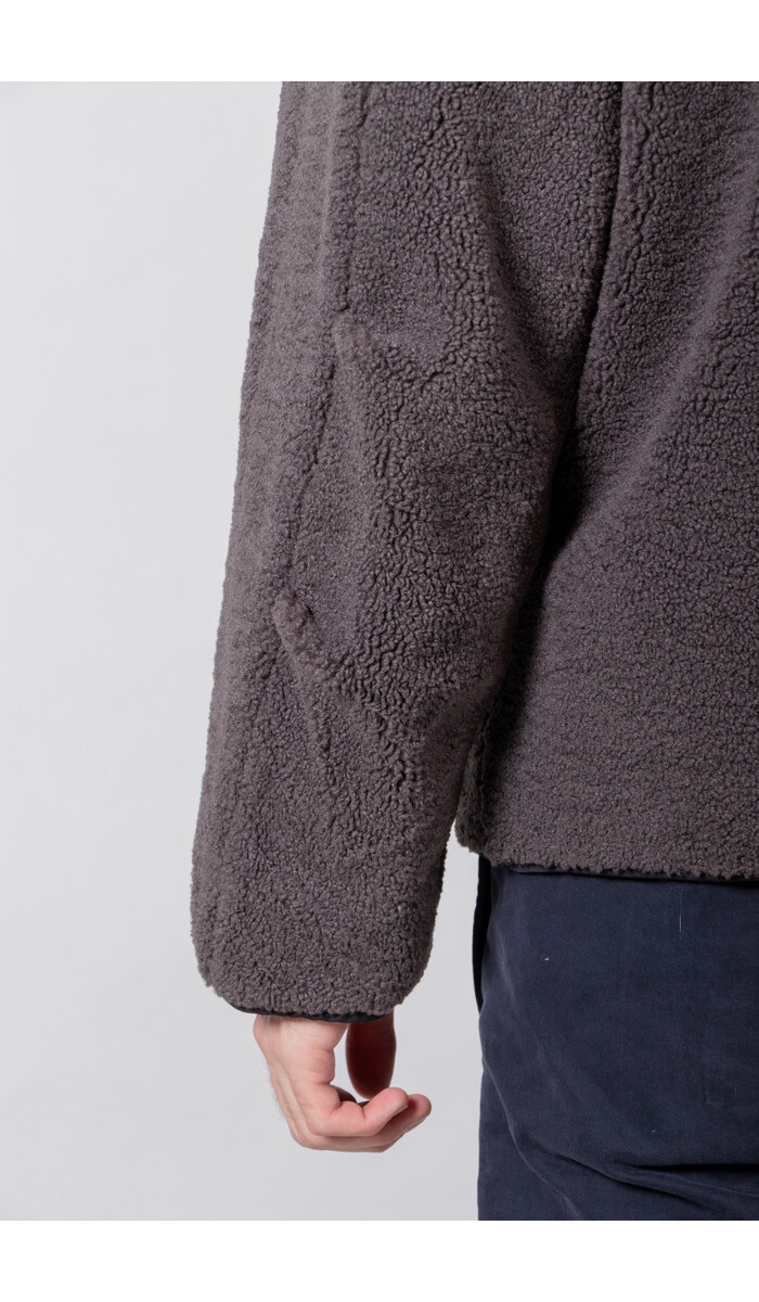 Rough Side Rough Side Liner-Jacket / Sherpa Zip Liner / Charcoal