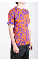 Dries van Noten T-Shirt / Hubba Print / Orange-Lila