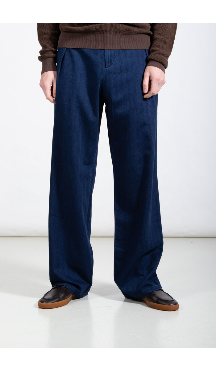 Yoost Yoost Broek / Hendrik Pants / Gestreepte Denim