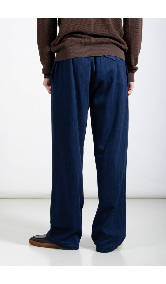 Yoost Yoost Broek / Hendrik Pants / Gestreepte Denim