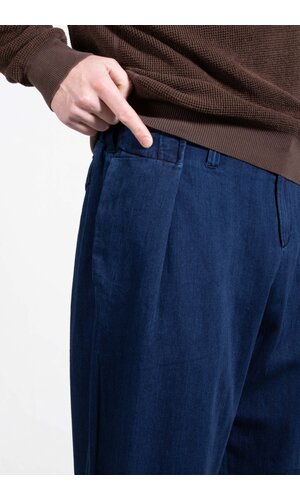 Yoost Yoost Broek / Hendrik Pants / Gestreepte Denim