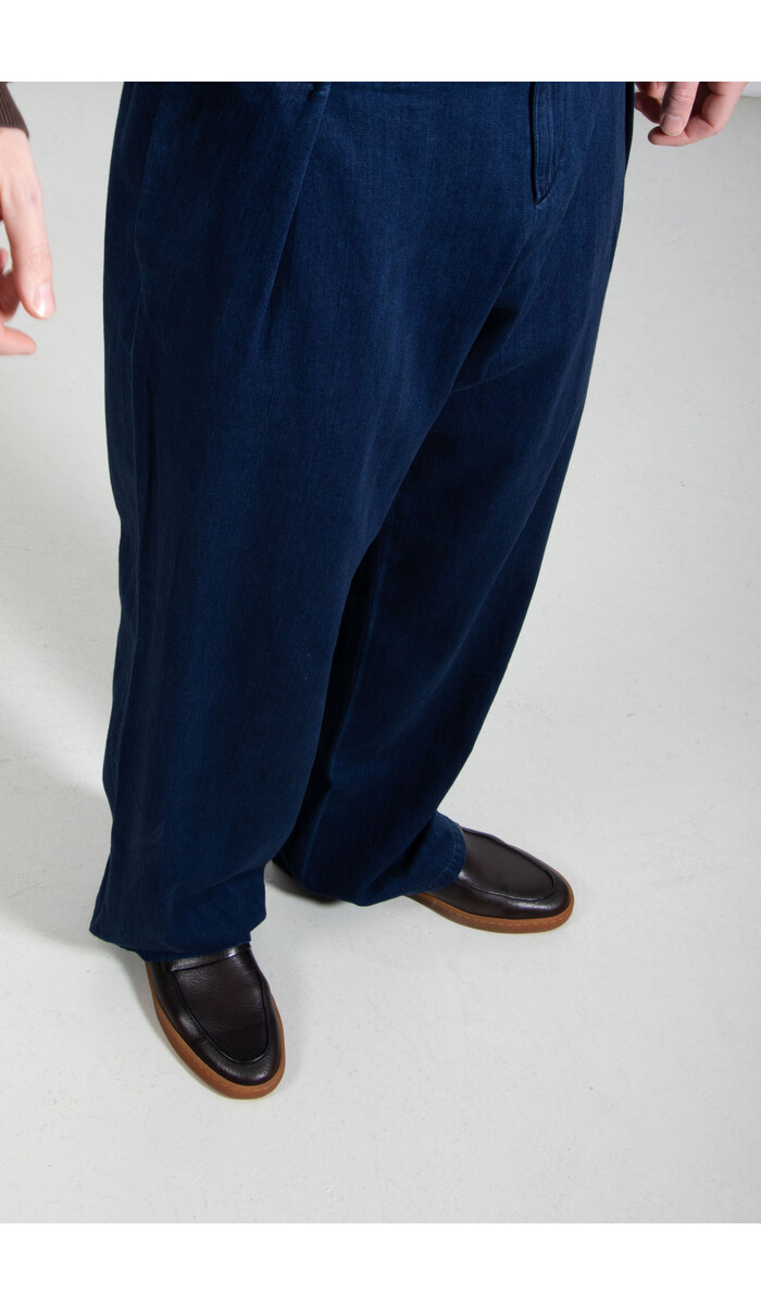 Yoost Yoost Broek / Hendrik Pants / Gestreepte Denim