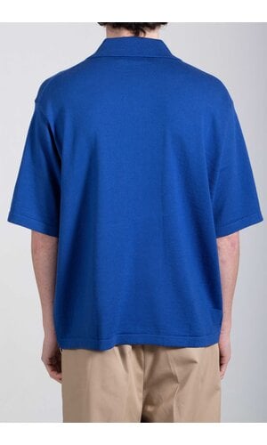 Universal Works Universal Works Polo / Pullover Knit Shirt II / Kobalt