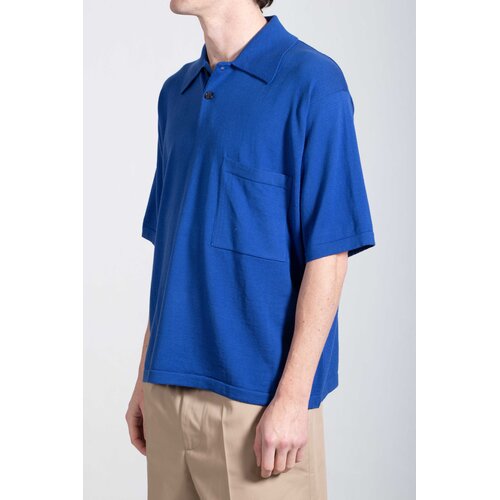 Universal Works Universal Works Polo / Pullover Knit Shirt II / Kobalt