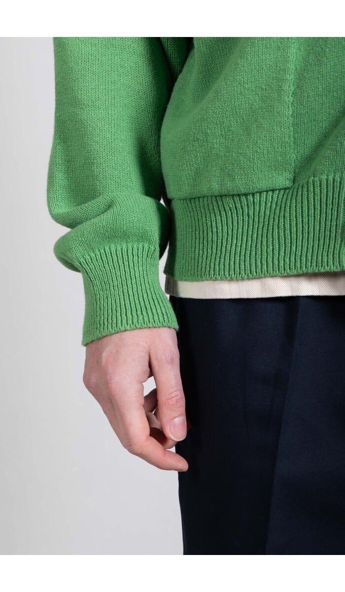 Universal Works Universal Works Vest / Pocket David Cardigan / Grasgroen