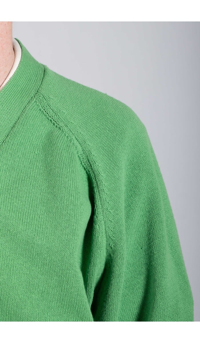 Universal Works Universal Works Vest / Pocket David Cardigan / Grasgroen