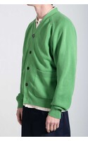 Universal Works Vest / Pocket David Cardigan / Grass Green