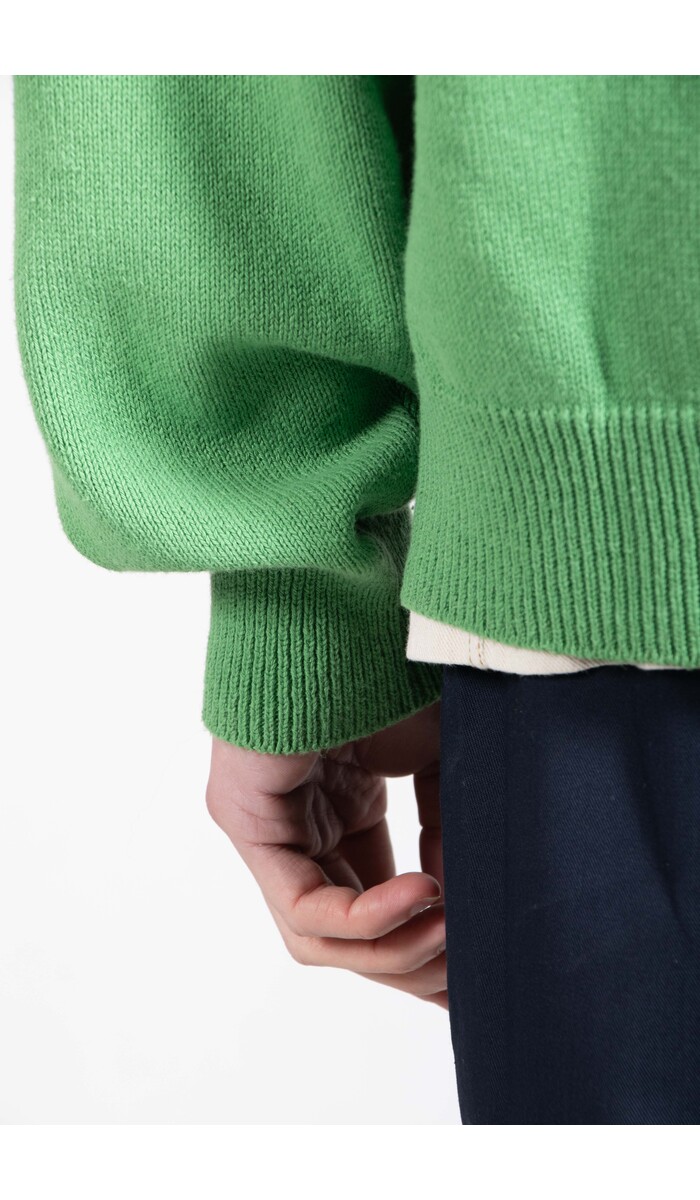 Universal Works Universal Works Vest / Pocket David Cardigan / Grasgroen