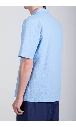 Universal Works Universal Works Overhemd / Road Shirt / Luchtblauw