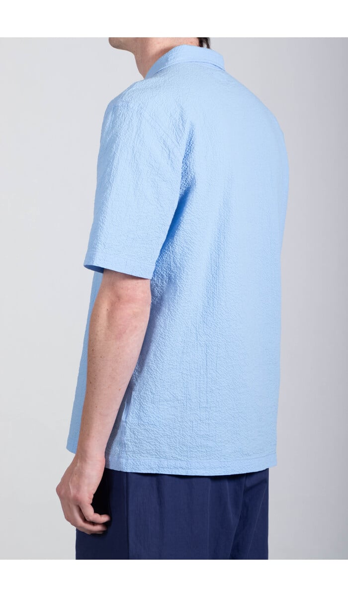 Universal Works Universal Works Overhemd / Road Shirt / Luchtblauw