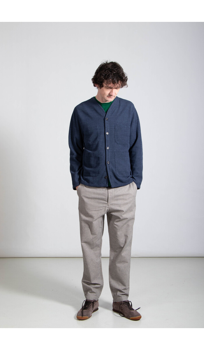 Universal Works Universal Works Vest / Cardigan / Onbestemd blauw