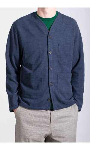 Universal Works Universal Works Vest / Cardigan / Onbestemd blauw