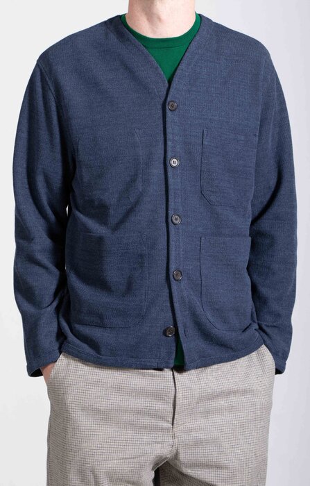 Universal Works Universal Works Vest / Cardigan / Onbestemd Blauw