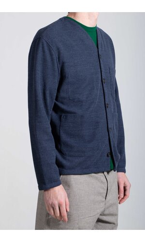 Universal Works Universal Works Vest / Cardigan / Onbestemd blauw