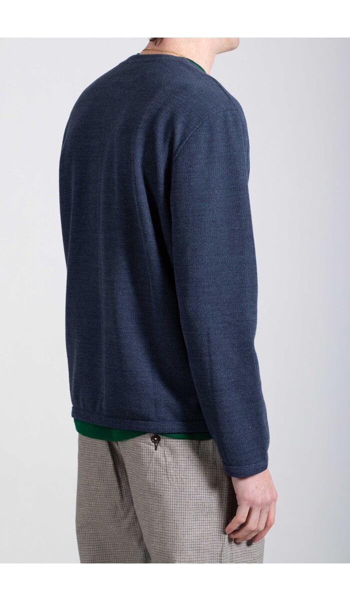 Universal Works Universal Works Vest / Cardigan / Onbestemd blauw