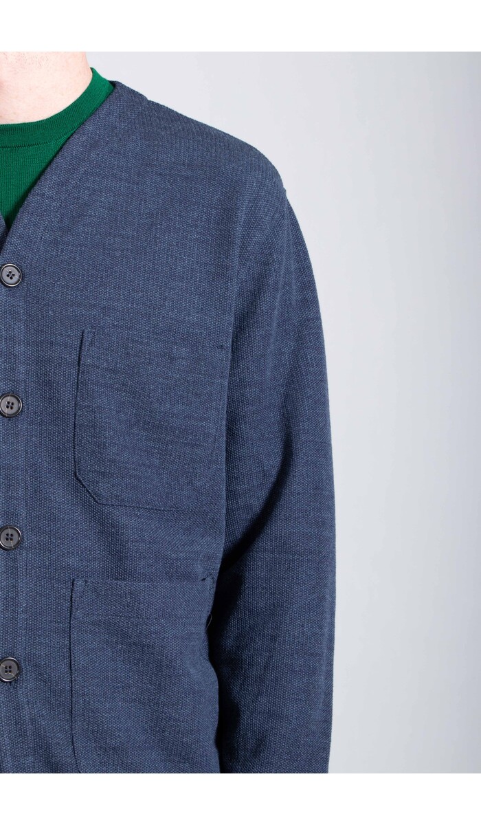 Universal Works Universal Works Vest / Cardigan / Onbestemd blauw