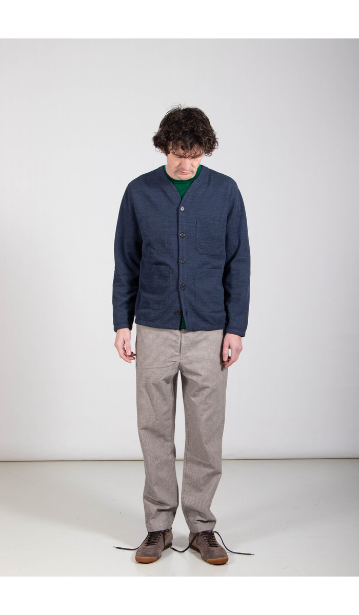 Universal Works Universal Works Broek / Military Chino / Blauwe Ruit