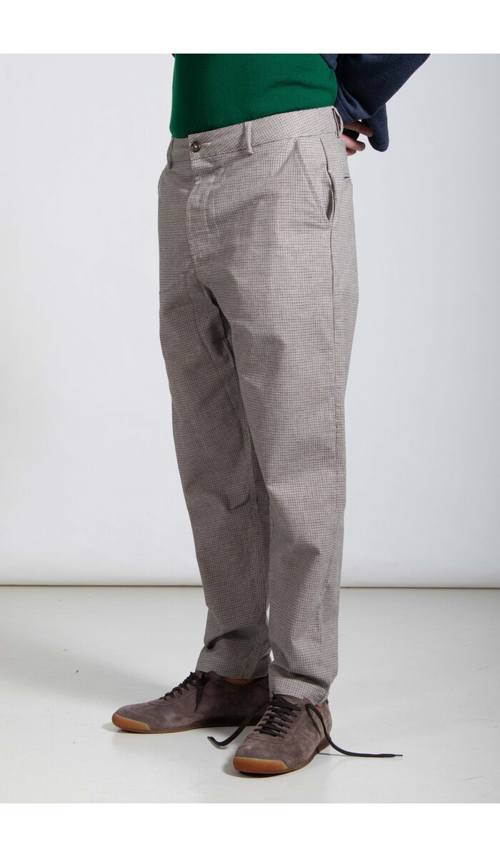 Universal Works Universal Works Broek / Military Chino / Blauwe Ruit