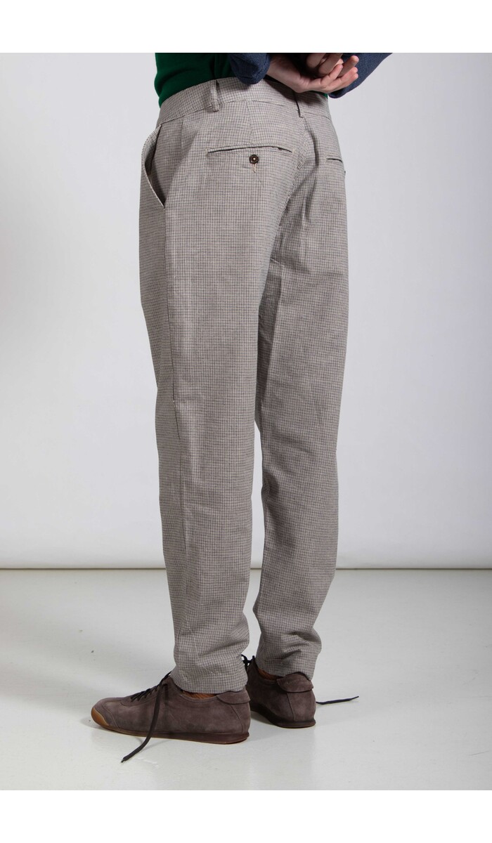 Universal Works Universal Works Broek / Military Chino / Blauwe Ruit