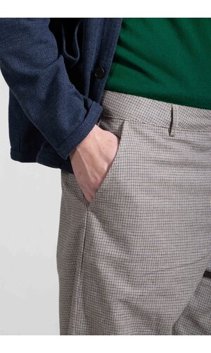 Universal Works Universal Works Broek / Military Chino / Blauwe Ruit