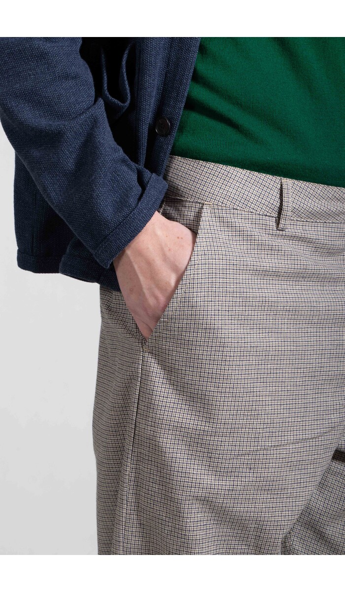 Universal Works Universal Works Broek / Military Chino / Blauwe Ruit