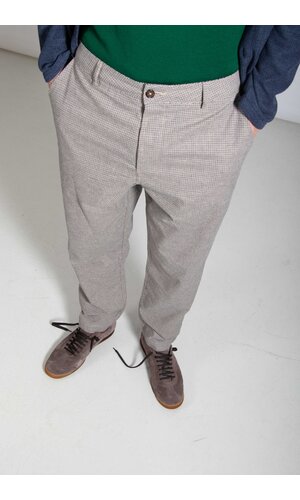 Universal Works Universal Works Broek / Military Chino / Blauwe Ruit