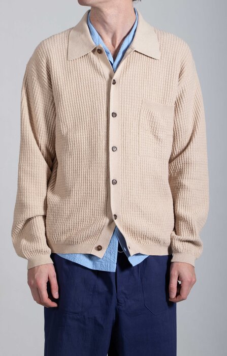 Universal Works Universal Works Vest / Knit Jacket / Beige