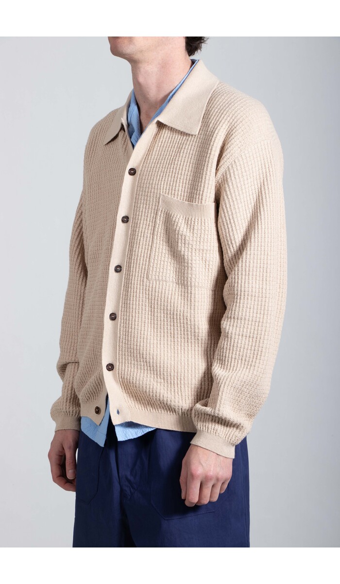 Universal Works Universal Works Vest / Knit Jacket / Beige