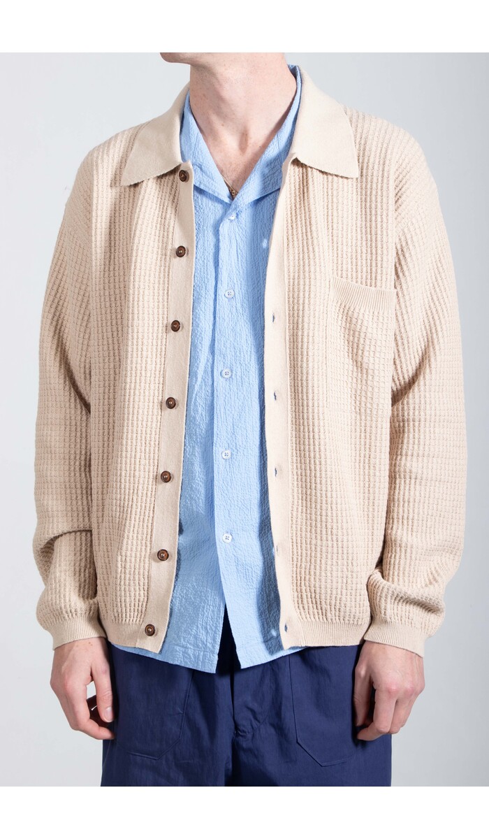 Universal Works Universal Works Vest / Knit Jacket / Beige