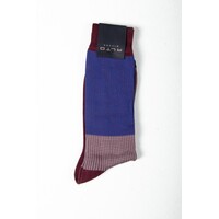 Alto Milano Socke / Tamarindo / Blau-Rot
