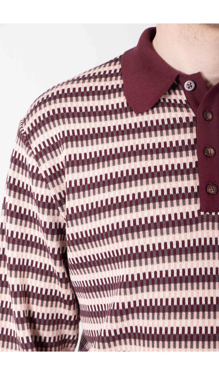 Fujito Fujito Trui / Knit Polo Sweater / Oma