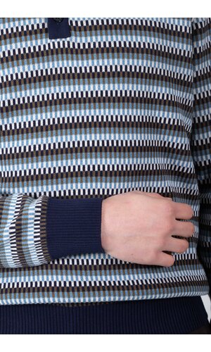 Fujito Fujito Trui / Knit Polo Sweater / Opa