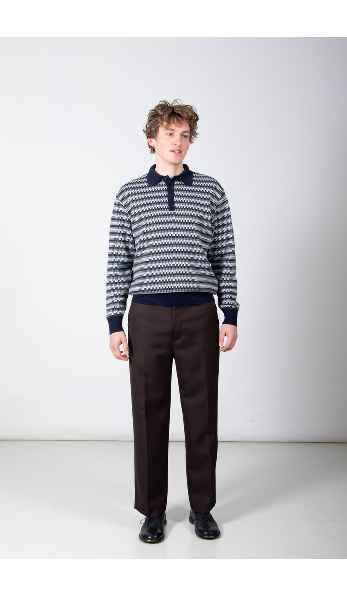 Fujito Fujito Trui / Knit Polo Sweater / Opa