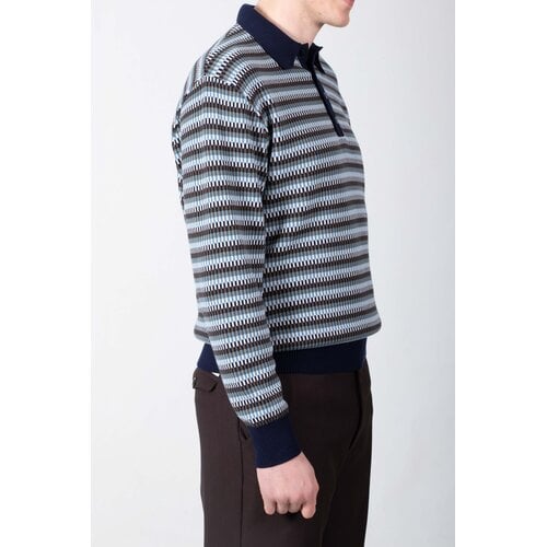 Fujito Fujito Trui / Knit Polo Sweater / Opa