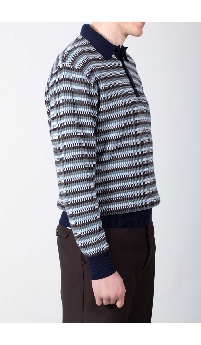 Fujito Fujito Trui / Knit Polo Sweater / Opa