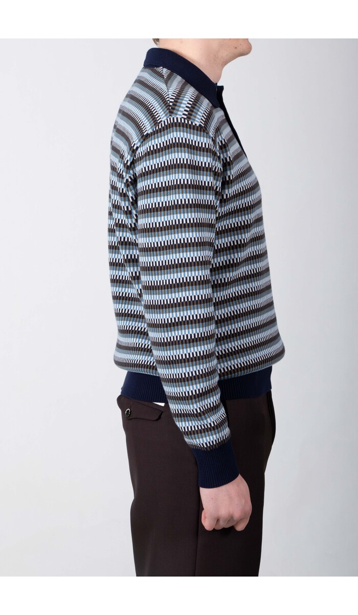 Fujito Fujito Trui / Knit Polo Sweater / Opa