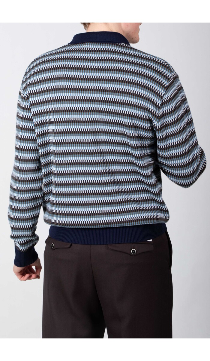 Fujito Fujito Trui / Knit Polo Sweater / Opa
