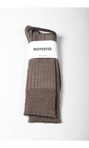 RoToTo RoToTo Sok / Linen Cotton Ribbed / Grijs RoToTo RoToTo Sok / Linen Cotton Ribbed / Grijs