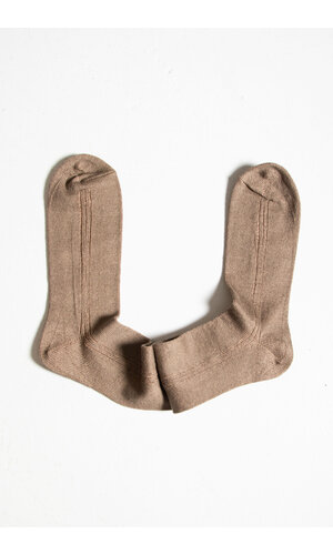 RoToTo RoToTo Socke / Vertical Line Linen / Oliv