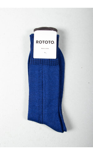 RoToTo RoToTo Socke / Vertical Line Linen / Königsblau