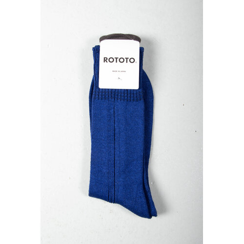 RoToTo RoToTo Socke / Vertical Line Linen / Königsblau