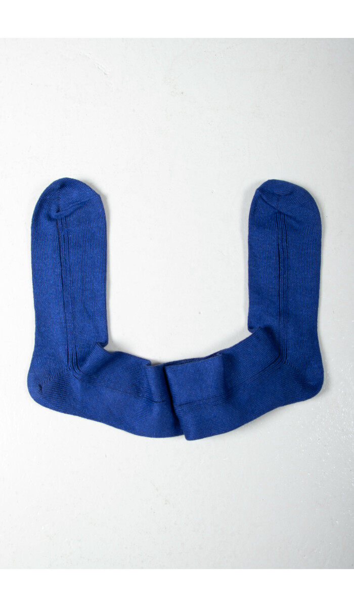 RoToTo RoToTo Socke / Vertical Line Linen / Königsblau