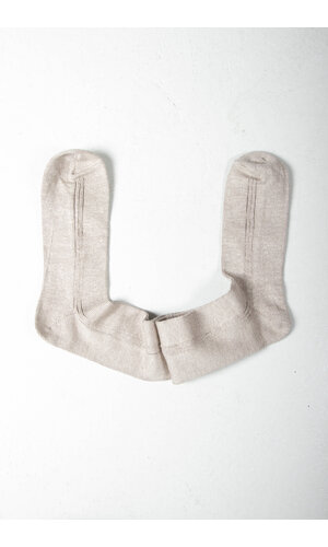 RoToTo RoToTo Socke / Vertical Line Linen / Beige
