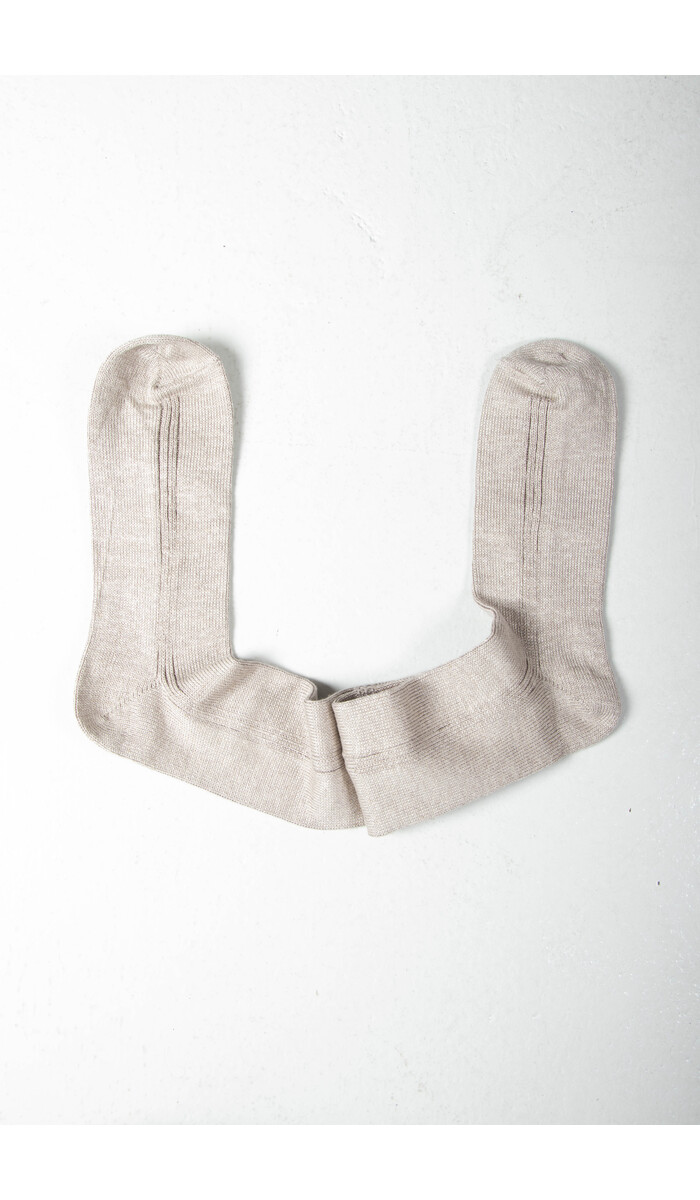 RoToTo RoToTo Socke / Vertical Line Linen / Beige