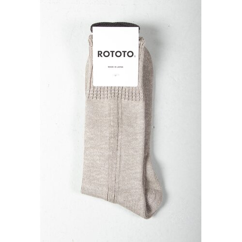 RoToTo RoToTo Socke / Vertical Line Linen / Beige