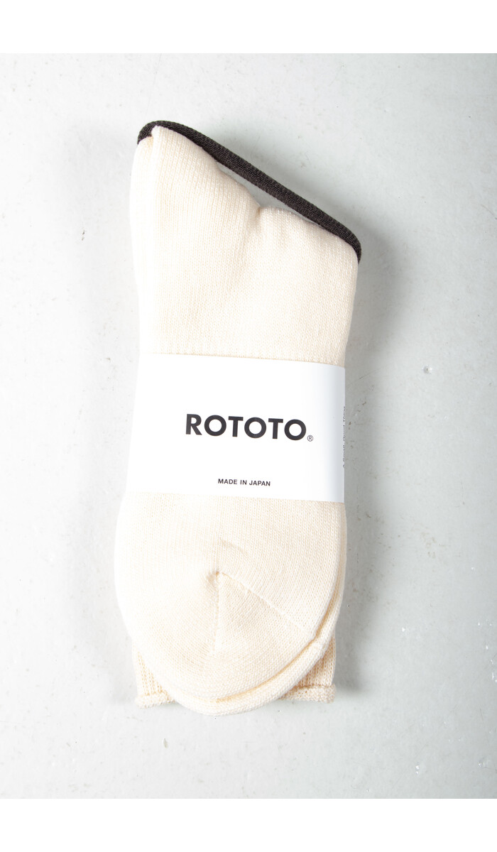 RoToTo RoToTo Sock / Washi PIle / Ivory